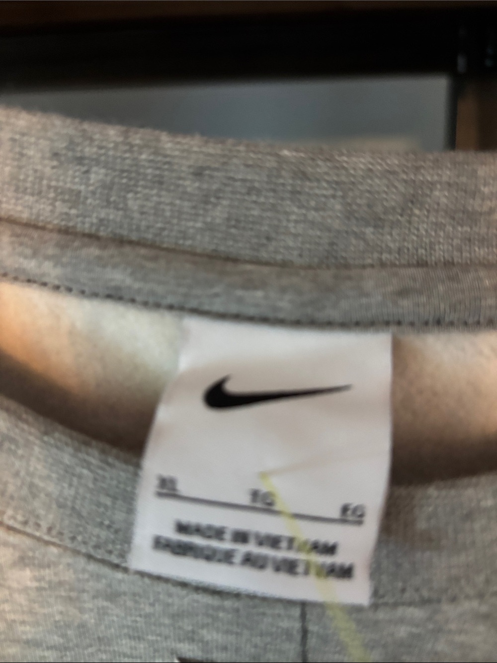 Nike Gray 'Soccer' Crewneck Sweatshirt nwt - Picture 4 of 5
